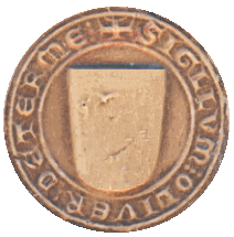 The seal of Oliver de Termes, 1241 (Archives Nationales, Paris, D 3675)